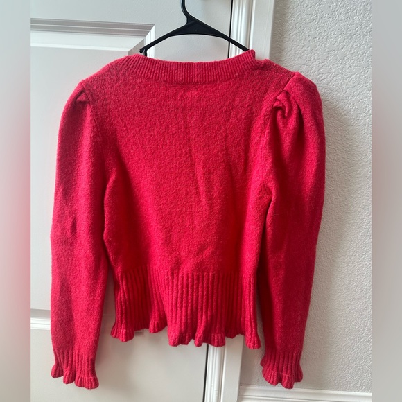 Anthropologie Red Sweater - Picture 2 of 4